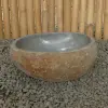 Product image 2 of the product “Sink / washtafel of riverstone in a open carton, in the sizes from 30 to 45cm, polished inside, natural outside ”